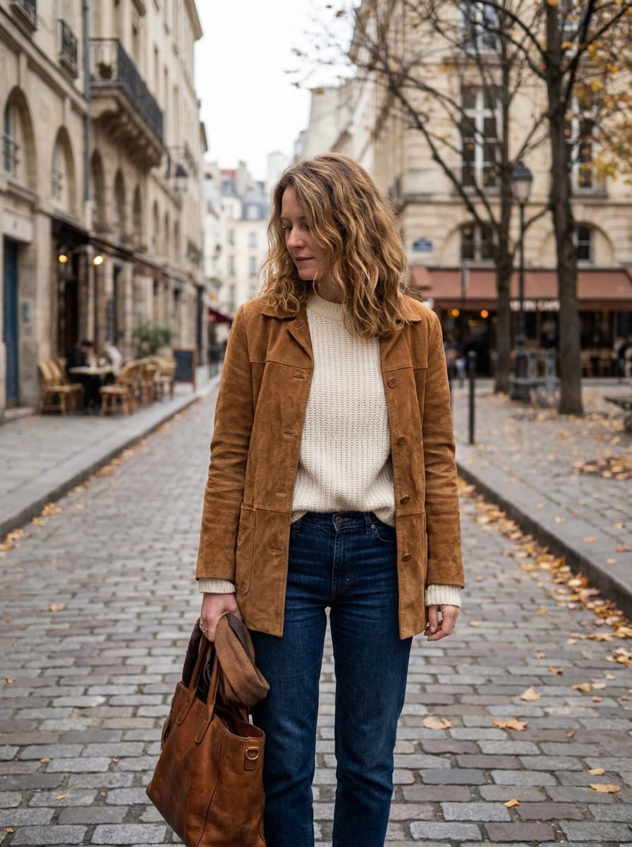 Wildleder-Optik - Modetrend Herbst 2026